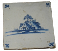 ANTIQUE DELFT TILE