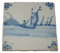 ANTIQUE DELFT TILE