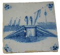 ANTIQUE DELFT TILE