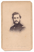 DOUBLE ID’D BUST VIEW OF 7TH MASSACHUSETTS LIEUTENANT WHO ROSE THROUGH THE RANKS