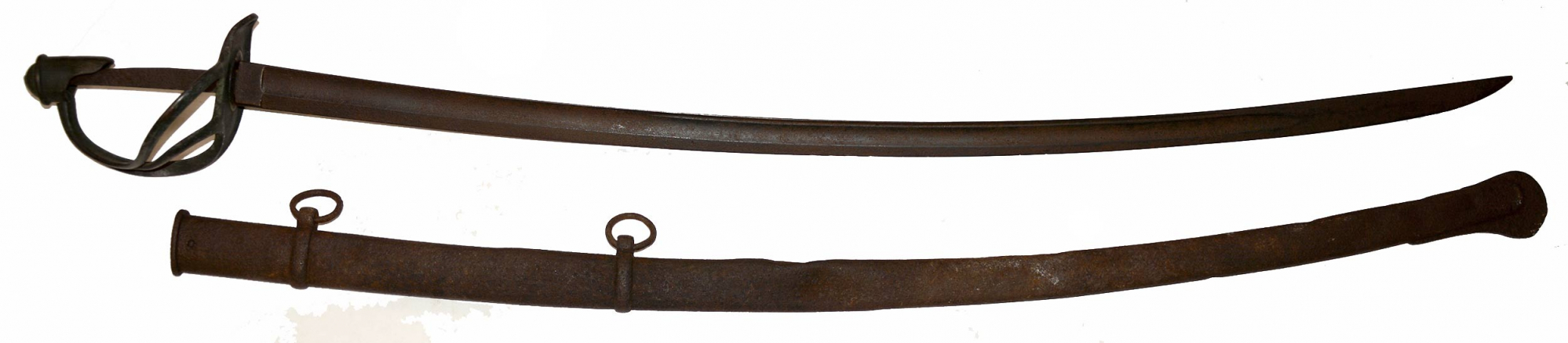 RELIC IMPORT MODEL 1840 CAVALRY SABER FROM FREDERICKSBURG, VIRGINIA