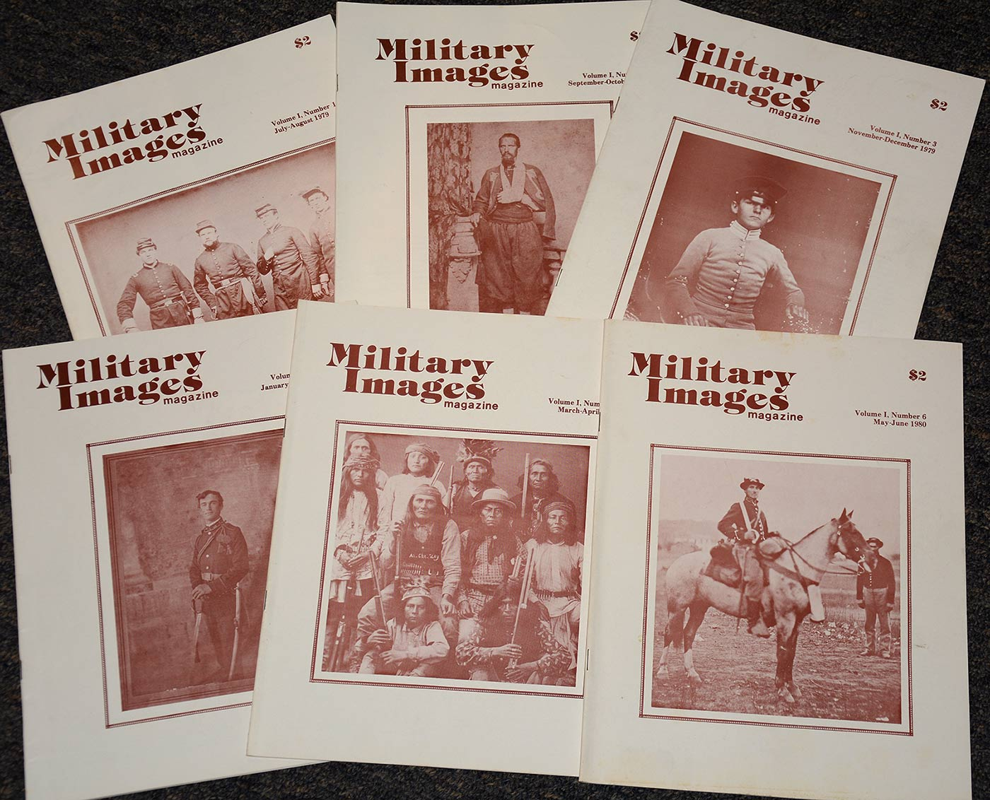 LOT OF EARLY ISSUES OF MILITARY IMAGES MAGAZINE