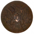 US DRAGOON COAT SIZE BUTTON