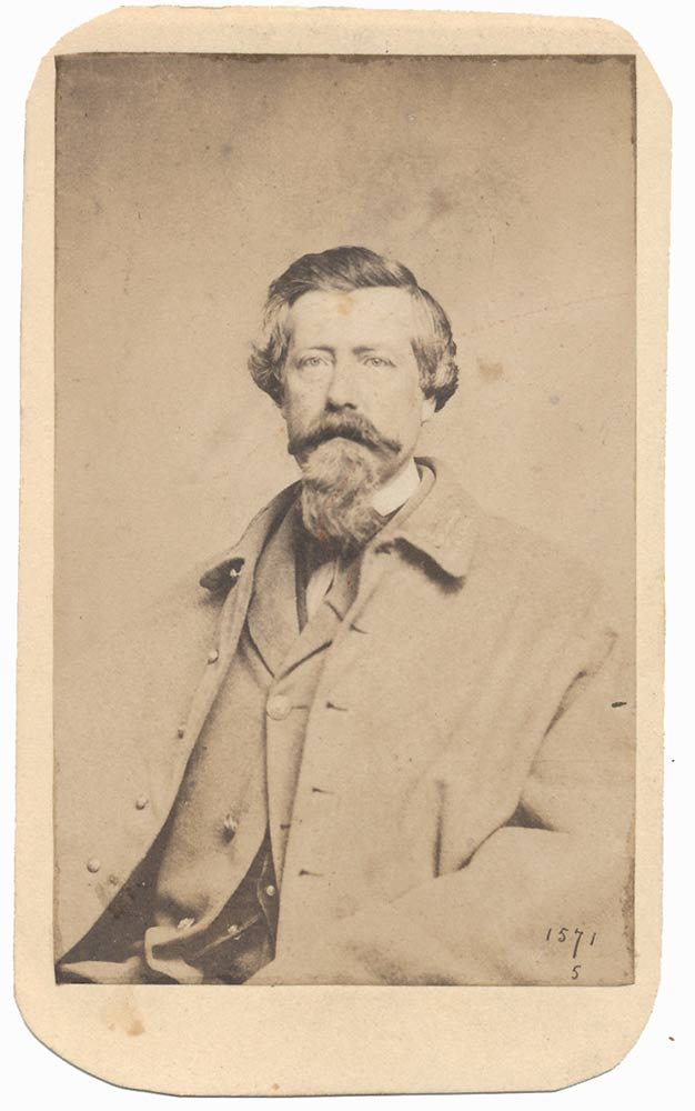 WAIST-UP VIEW OF AN UNIDENTIDFIED CONFEDERATE LIEUTENANT BY REES OF RICHMOND