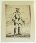 GENERAL JOHN J. PERSHING LITHOGRAPH BY BERNARDT WALL