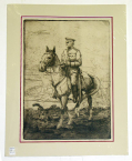 GENERAL JOHN J. PERSHING LITHOGRAPH BY BERNHARDT WALL