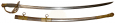 SCARCE AND DESIRABLE AMES MODEL 1860 CAVALRY OFFICER’S SABER IN VERY GOOD CONDITION, EX- KEVIN HOFFMAN