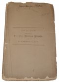 ORATION COMMEMORATIVE OF PRESIDENT ABRAHAM LINCOLN
