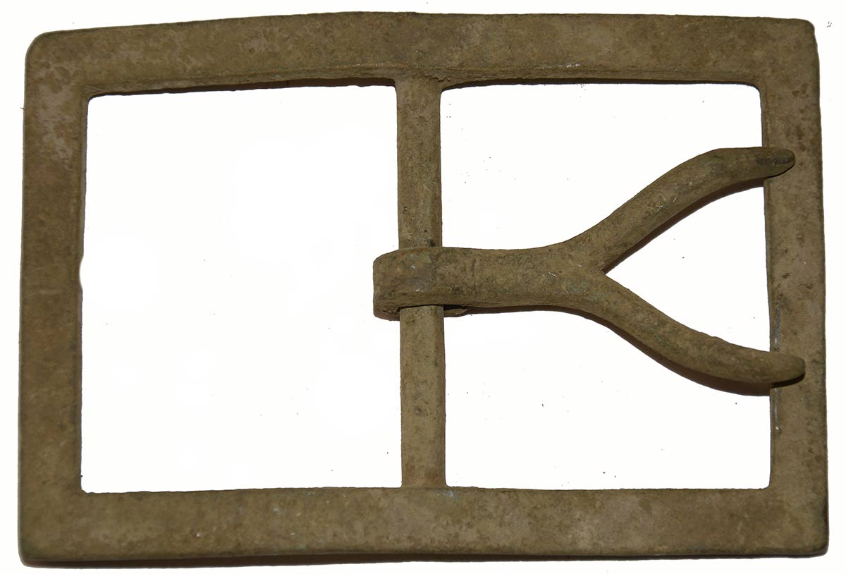CONFEDERATE “WISH BONE” STYLE FRAME BUCKLE RECOVERED NEAR FREDERICKSBURG