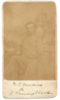 CDV OF CONFEDERATE LIEUTENANT WADDY T. MEANS, 1ST SOUTH CAROLINA INFANTRY