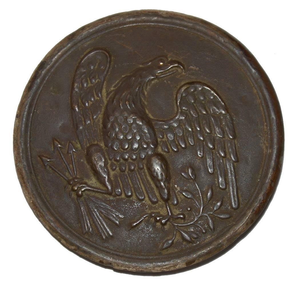 RELIC, US PATTERN 1826 EAGLE BREAST PLATE RECOVERED AT ANTIETAM