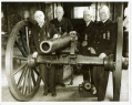 1936 CONSTITUTION DAY CELEBRATION, CHICAGO - VETERANS AROUND CANNON