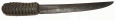 CIVIL WAR SABER MADE INTO A FIGHTING KNIFE