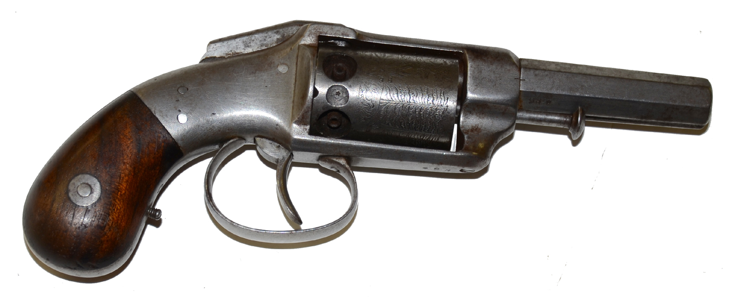 LARGE FRAME ALLEN AND WHEELOCK POCKET REVOLVER ID’D TO 16TH MASSACHUSETTS SOLDIER