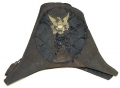 WONDERFUL, ORIGINAL CONDITION NEW YORK MAKER MARKED CIRCA 1820-1830'S ARTILLERY OR RIFLE OFFICER'S CHAPEAU DE BRAS