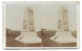 1906 STEREO VIEW OF THE 9TH MICHIGAN BATTERY AT GETTYSBURG