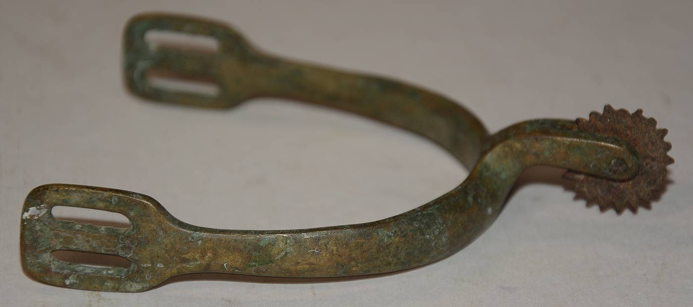 CONFEDERATE CIVIL WAR CAVALRY SPUR – BARN FIND