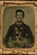 NEWLY ENLISTED CONFEDERATE CAVALRYMAN