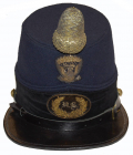 HIGH QUALITY REPRODUCTION MODEL 1855 GENERAL OFFICERS SHAKO WITH ORIGINAL PERIOD INSIGNIA