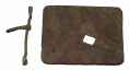 DUG STRUCK IRON SHEET METAL BUCKLE