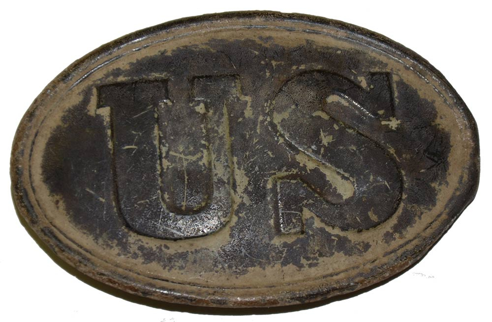 US PATTERN 1839 BELT PLATE FOUND ON POWERS’ HILL AT GETTYSBURG