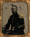 FIRST LIEUTENANT DAVID T. POYNER, VIRGINIA MILITIA, CA. 1859; CAPTAIN BRUNSWICK GUARD, CO. A, 5th VIRGINIA BATTALION OF INFANTRY 1861