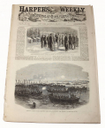 HARPER’S WEEKLY, NEW YORK, MARCH 11, 1865 – CAPTURE OF WILMINGTON/ SIEGE OF PETERSBURG