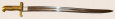 NEAR MINT US JOSLYN MODEL 1855 NAVY SABRE BAYONET – NO SCABBARD
