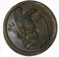 U.S. PATTERN 1826 EAGLE BREAST PLATE – IDENTIFIED TO OHIO SOLDIER