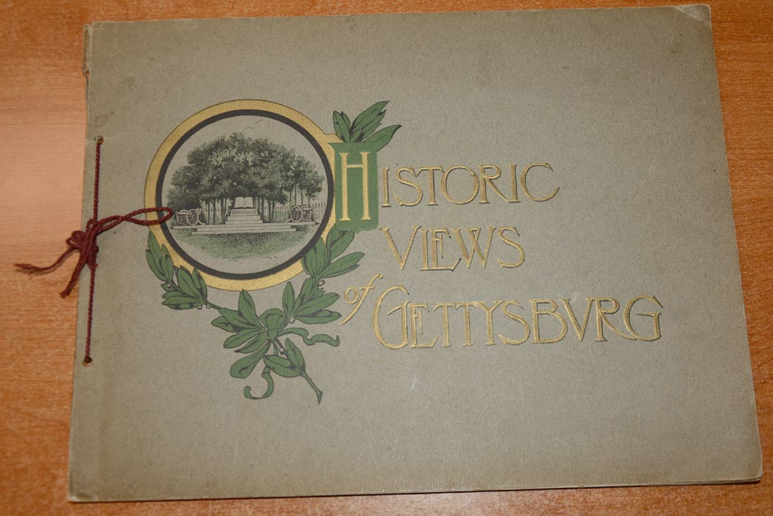 BOOKLET TITLED “HISTORIC VIEWS OF GETTYSBURG” FROM THE LIBRARY OF THE LATE DEAN S. THOMAS