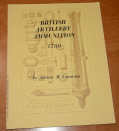 BOOKLET ON 18TH CENTURY BRITISH ARTILLERY AMMUNITION FROM THE LIBRARY OF THE LATE DEAN S. THOMAS