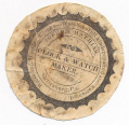 1830’S PAPER LABEL FOR GETTYSBURG WATCH MAKER