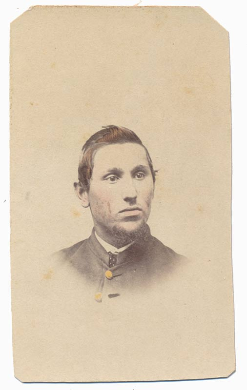 CDV OF SOLDIER -- POINT LOOKOUT BACKMARK
