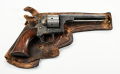 HANDSOME INSCRIBED MOORE REVOLVER WITH HOLSTER OF C.H. RICHMOND