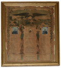 1862 DATED SOLDIER’S MEMORIAL FOR COMPANY L OF MINTY’S 4TH MICHIGAN CAVALRY