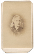 CDV OF MARY CUSTIS LEE, RICHMOND BACKMARK