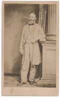 FULL STANDING CDV OF UNIDENTIFIED CONFEDERATE BY REES
