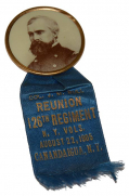 1905 REUNION RIBBON FOR THE 126TH NEW YORK VOLUNTEERS