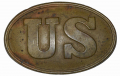 US PATTERN 1839 CARTRIDGE BOX PLATE 