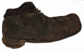 SCARCE CIVIL WAR ARMY ISSUE SHOE MADE AND MARKED BY CIVIL WAR CONTRACTOR JOHN MUNDELL OF PHILADELPHIA