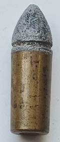 EXCELLENT, ORIGINAL THUER’S PATENT .44 CAL. BRASS CARTRIDGE