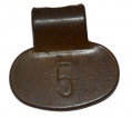 BRASS BAGGAGE TAG ONCE OWNED BY J. HOWARD WERT