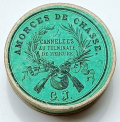 PASTEBOARD PACKAGE OF FRENCH PERCUSSION CAPS