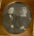 SIXTH PLATE DAGUERREOTYPE OF MOTHER & SON