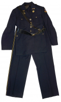NICE WORLD WAR TWO ERA AMERICAN LEGION UNIFORM & SAM BROWNE BELT FOR POST 1142 OF NIAGARA FALLS NEW YORK