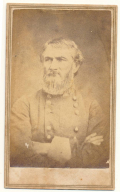 CDV OF CONFEDERATE MAJOR GENERAL POLK -- NEW ORLEANS PHOTOGRAPHER