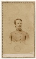 NICE WAIST-UP VIEW OF AN UNIDENTIFIED CONFEDERATE OFFICER 