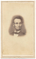 BUST VIEW LITHOGRAPH OF PRESIDENT ABRAHAM LINCON BY A MARYLAND PHOTOGRAPHER