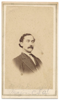 CDV OF CONFEDERATE MAJOR W. W. DUNLAP