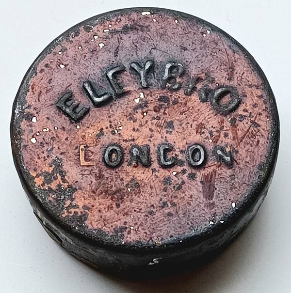 ELEY LONDON, PERCUSSION CAP TIN FOR PISTOLS